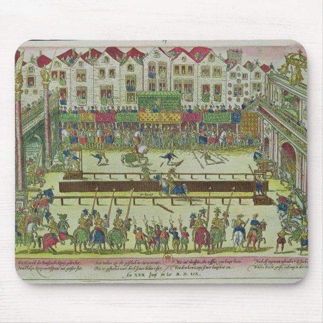 Turnier während welches Henri II Mousepad (Vorne)
