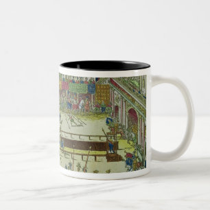 Turnier während welches Henri II Zweifarbige Tasse