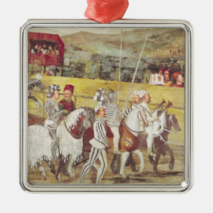 Turnier zu Ehren christlichen I von Silbernes Ornament