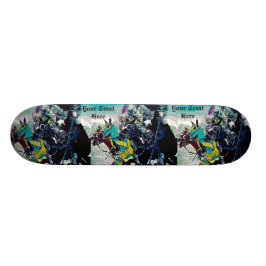 turnierende historische Kunst der Skateboard