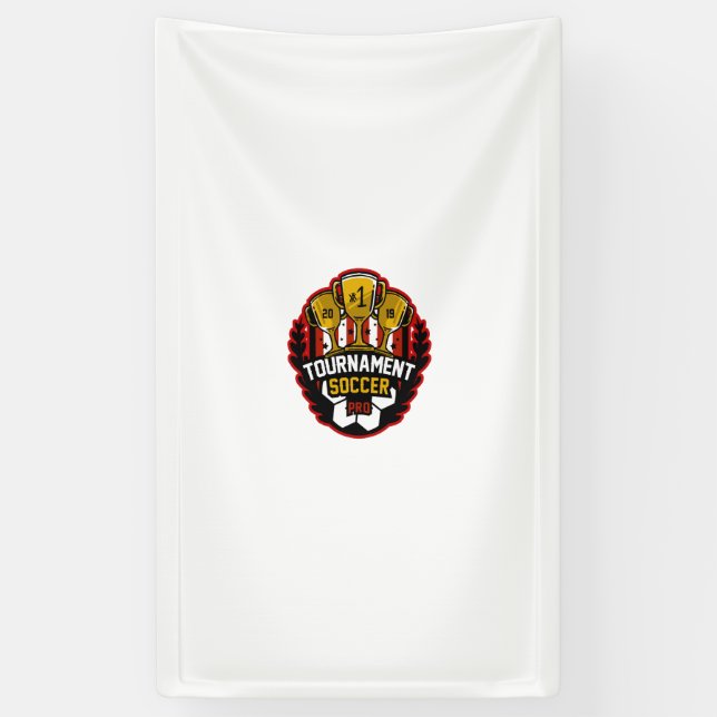 Turnierfußball Banner (Vertikal)