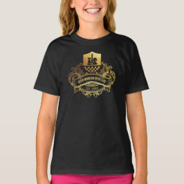 Turniername Sponsor des Schachklub-Turniers auf de T-Shirt