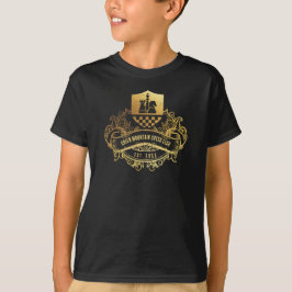 Turniername Sponsor des Schachklub-Turniers auf de T-Shirt