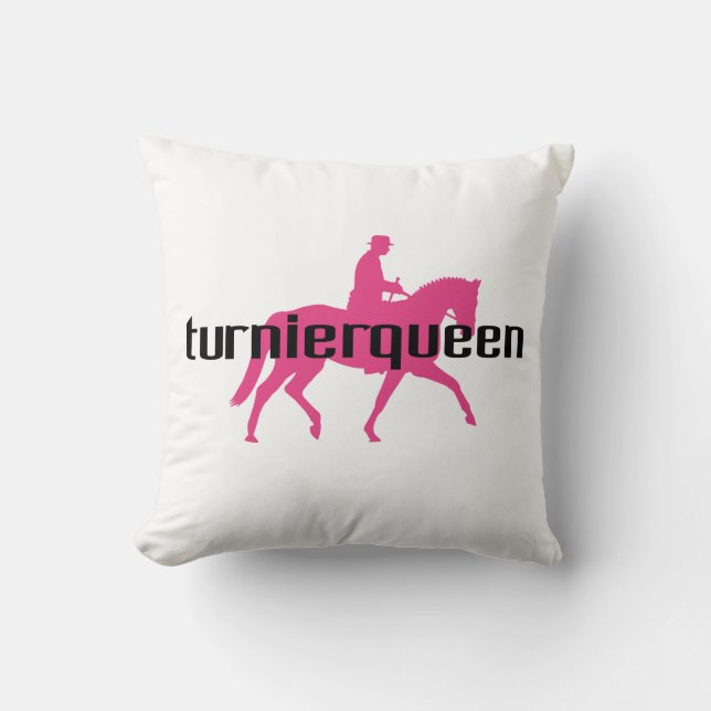 Turnierqueen - Königin aller Wettbewerbe Kissen (Vorderseite)