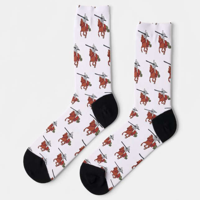 Turnierritter Socken (Linkes Detail)