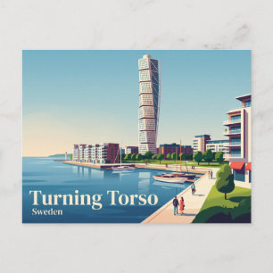 Turning Torso Schweden Postkarte