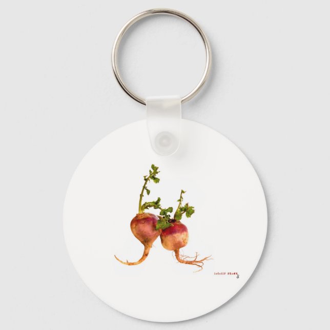 Turnip für Ihre Geschmacksrichtungen Schlüsselanhänger (Vorderseite)