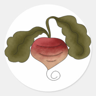 Turnip Runder Aufkleber