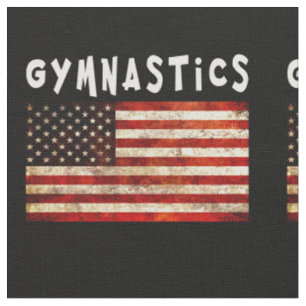 Turnkunst Grunge Amerikanische USA-Flagge Stoff