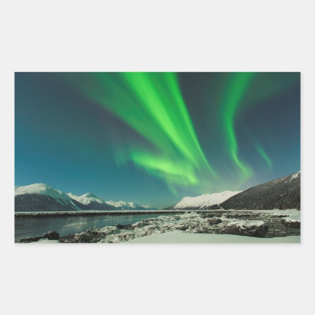 Turnonce Arm Aurora Rechteckiger Aufkleber (Vorderseite)