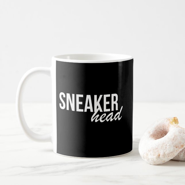 Turnschuh-Kopf-Druck Kaffeetasse (Mit Donut)
