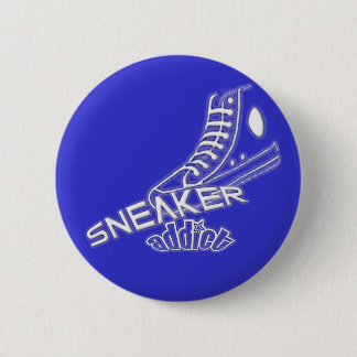 Turnschuhsüchtiger Knopf Button