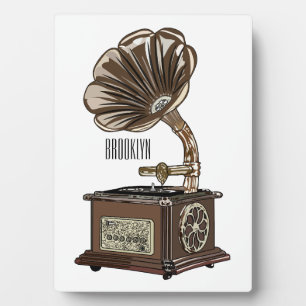 Turntable Cartoon Fotoplatte