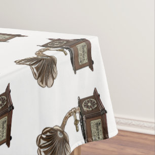 Turntable Cartoon Tischdecke