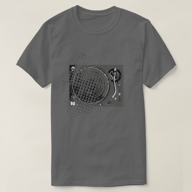 Turntable Classic Retro T-Shirt (Design vorne)