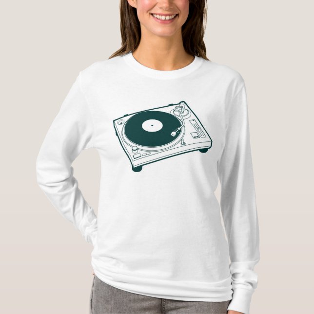 Turntable der Alten Schule T-Shirt (Vorderseite)
