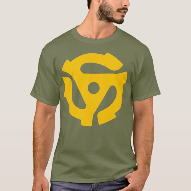 Turntable des DJ 45 RPM-Adapters T-Shirt (Vorderseite)