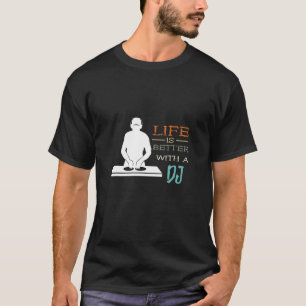 Turntable DJ Dance Music Producer T-Shirt