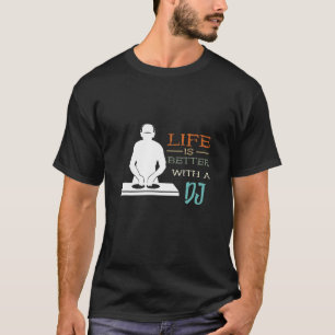 Turntable DJ Dance Music Producer T-Shirt
