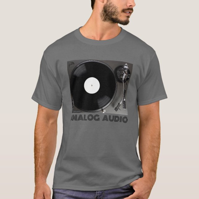 Turntable für Audiophile T-Shirt (Vorderseite)