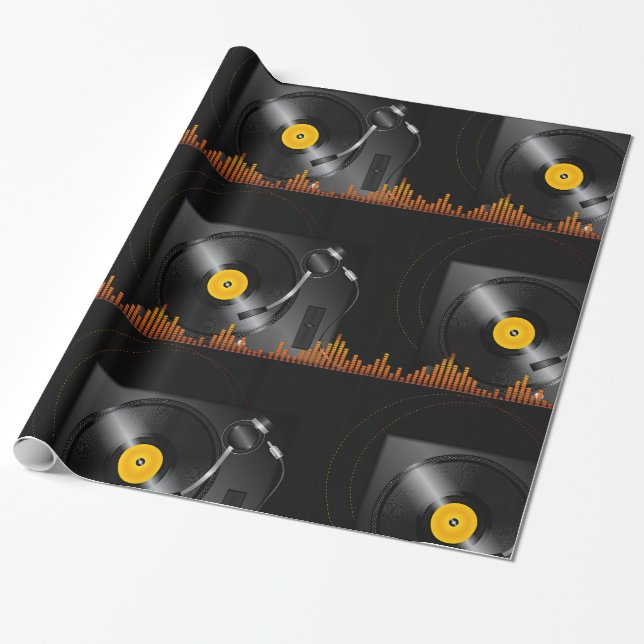 Turntable-glattes Verpackungs-Papier Geschenkpapier (Ungerollt)
