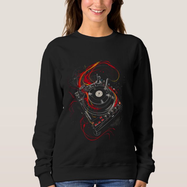 Turntable Graffiti Sweatshirt (Vorderseite)