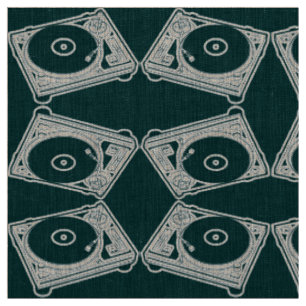 Turntable "Old School Wax" (Vinyl) Stoff