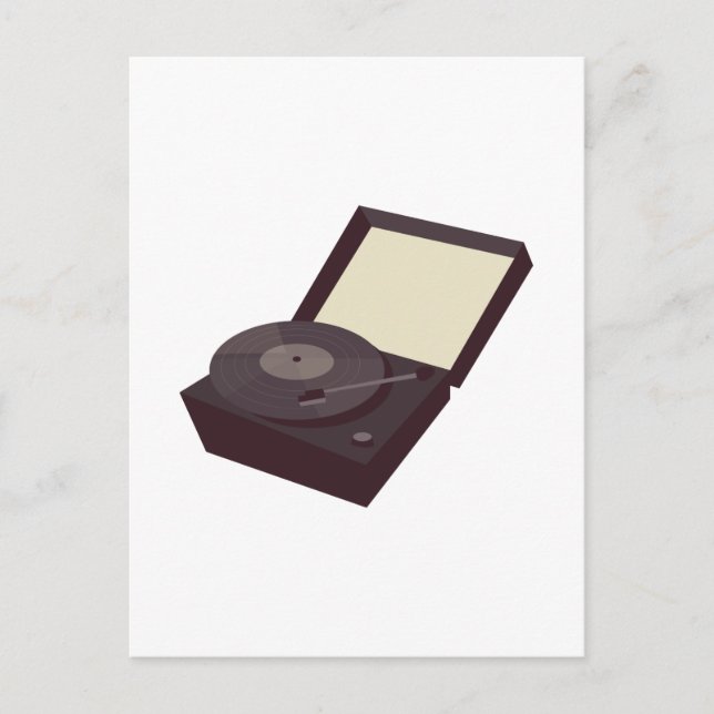 Turntable Postkarte (Vorderseite)