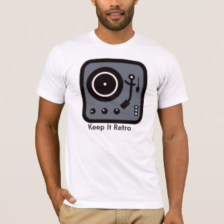 Turntable /recordplayer behalten es Retro T-Shirt