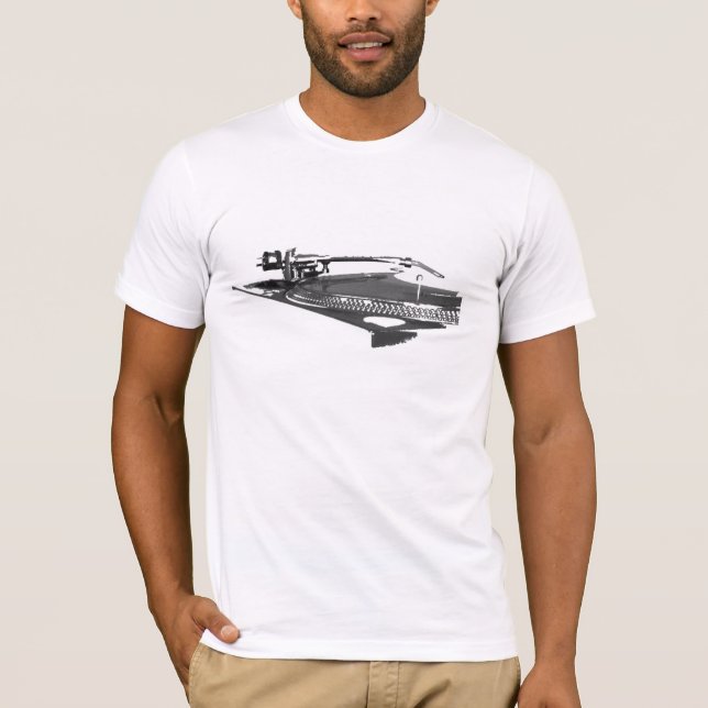 Turntablet-shirt 2 T-Shirt (Vorderseite)
