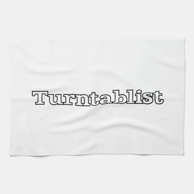 Turntablist Geschirrtuch (Horizontal)