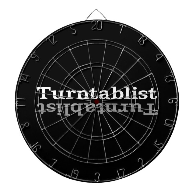 Turntablist ʇ sıklamʇɹ n dartscheibe (vorne)