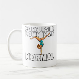 Turnübungen Cheerleading Mädchen Kaffeetasse