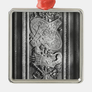 Türplatte, Art Henri II, c.1556 Ornament Aus Metall