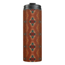 Turq & Coral Ikat