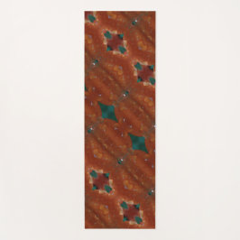 Turq & Coral Ikat Yogamatte