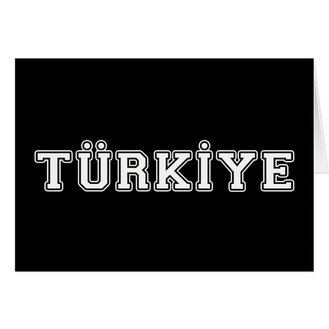 Turquie (Devant horizontal)