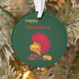 Turquie et bon thanksgiving légume vert