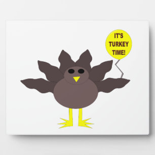 Turquie Heure Thanksgiving Plaque