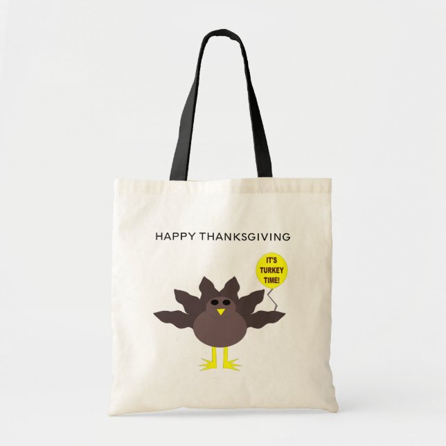 Turquie Heure Thanksgiving Sac personnalisable (Devant)