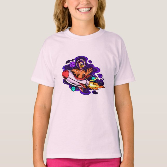 Turquie Monter Un T-shirt Rocket Space Rocket (Devant)