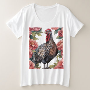 Turquie Sauvage De L'Alabama Avec Fleurs De Camell