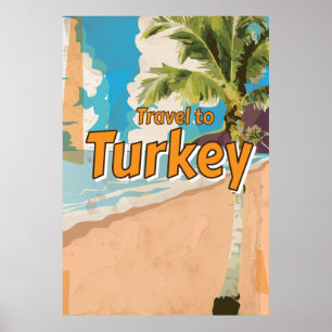 Turquie vacances Vintages Poster