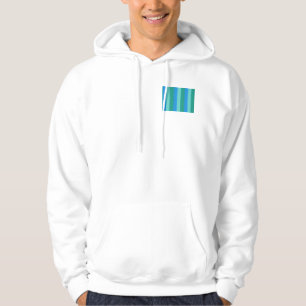 Turquoise atomique et Sweat - shirt à capuche de 