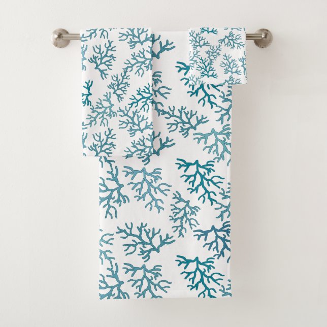 Turquoise Beach Coral Reefs Motifs (En situation)