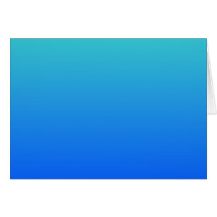 Turquoise Bleu Ombré