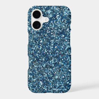 Turquoise Blue Parties scintillant Sparkle iPhone