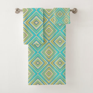 Turquoise Blues Alternative Diamond Motif