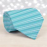 Turquoise Color Stripes Necktie Krawatte<br><div class="desc">This eye-catching necktie features a vibrant color with bold stripes,  perfect for adding a pop of energy to any outfit. Whether it's for a special occasion or everyday wear,  this stylish accessory is sure to make a statement.</div>