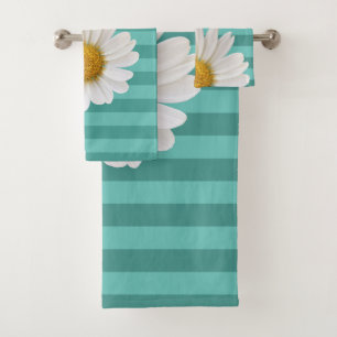 Turquoise de marguerite blanche trié Personnalisé